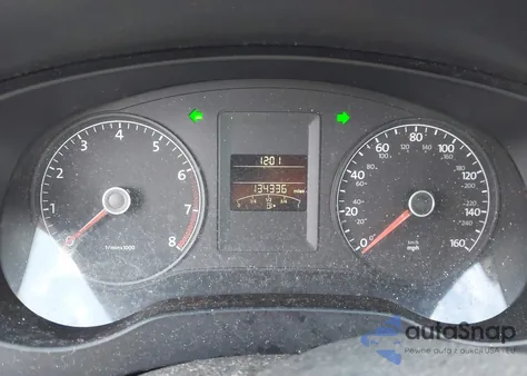 2012 Volkswagen Jetta 2.0L S из США, поврежденный, VIN 3VW2K7AJ6CM309909